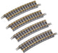 Tomytec Tomix N Gauge Curved Rail C280-15 F Set of 4 Railway Model Supplies- Japan Figure Store - #1 Bring To You The Best Japanese Goods
