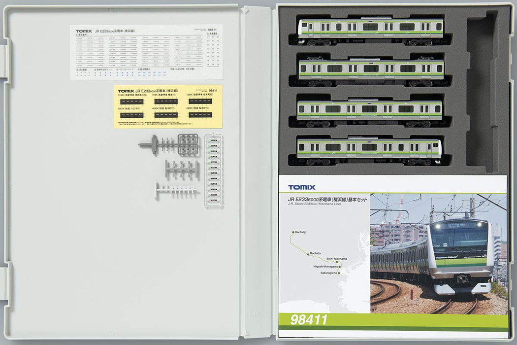 Tomytec Tomix N Gauge 4-Car E233-6000 Yokohama Line 98411 Railway Model Train- Japan Figure Store - #1 Bring To You The Best Japanese Goods