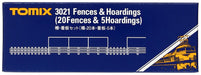Tomytec Tomix N Gauge 20 Fences 5 Signs Set 3021 - Railway Model Supplies- Japan Figure Store - #1 Bring To You The Best Japanese Goods