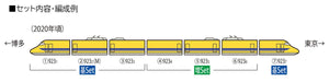TOMIX 98481 Jr Type 923 Shinkansen Electric Track Comprehensive Test Vehicle Doctor Yellow 3 Cars Add-On Set N Scale- Japan Figure Store - #1 Bring To You The Best Japanese Goods
