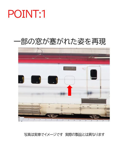 TOMIX 98500 Jr Series E6 Akita Shinkansen Komachi 3 Cars Set N Scale- Japan Figure Store - #1 Bring To You The Best Japanese Goods