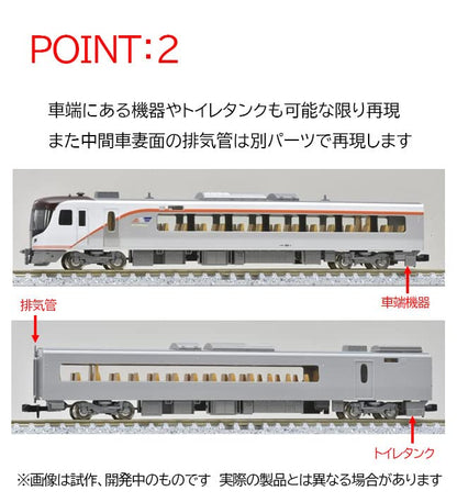 TOMIX 98458 Jr Series Hc85 Hybrid Car Test Run Car 4 Cars Set N Scale- Japan Figure Store - #1 Bring To You The Best Japanese Goods