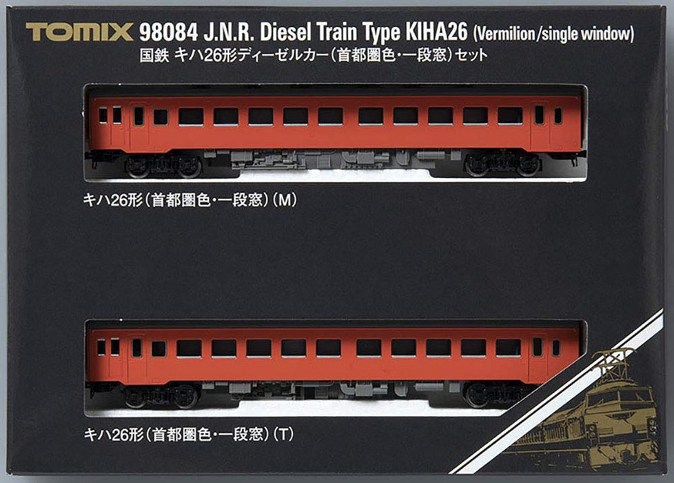 Tomytec Tomix N Gauge Kiha 26 Diesel Railway Model Set 2 Car Metro Area Color- Japan Figure Store - #1 Bring To You The Best Japanese Goods