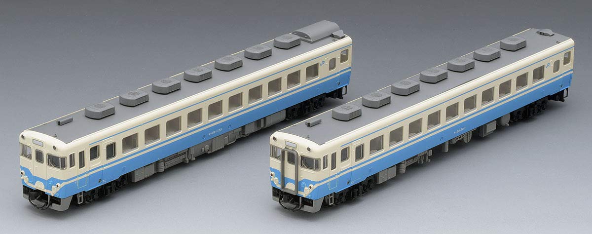 Tomytec Tomix N Gauge Kiha58 Series 2-Car Set JR Shikoku Color Diesel Railway Model 98081- Japan Figure Store - #1 Bring To You The Best Japanese Goods