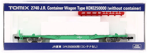 Tomytec Tomix Koki250000 N Gauge 2740 Model Railway Freight Car No Container- Japan Figure Store - #1 Bring To You The Best Japanese Goods