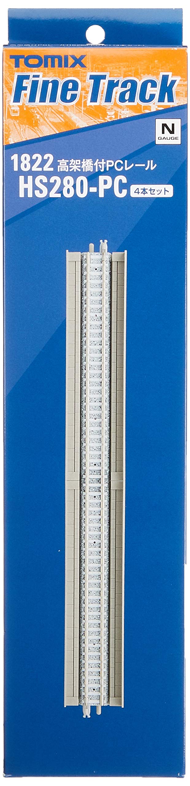 Tomytec Tomix N Gauge 4 Set HS280-PC Rail with Viaduct 1822 Model Railway Supplies- Japan Figure Store - #1 Bring To You The Best Japanese Goods