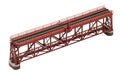 Tomytec Tomix N Gauge Red Single Track Truss Iron Bridge S280 with 2 Brick Piers 3266 Model- Japan Figure Store - #1 Bring To You The Best Japanese Goods