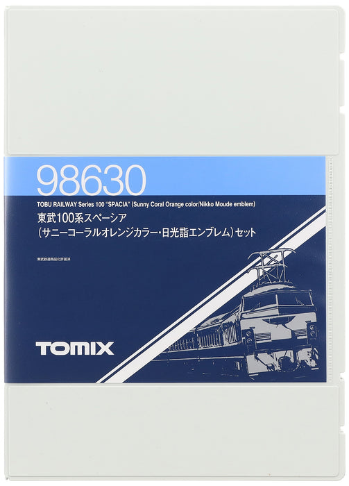 Tomytec Tomix N Gauge Tobu 100 Series Spacia 6-Car Railway Model Train Sunny Coral Orange- Japan Figure Store - #1 Bring To You The Best Japanese Goods