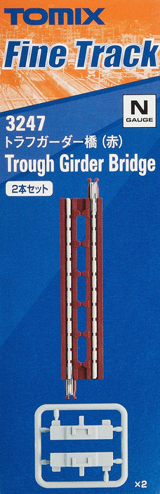 Tomytec Tomix N Gauge Red Trough Girder Bridge Set of 2 3247 Railway Model- Japan Figure Store - #1 Bring To You The Best Japanese Goods