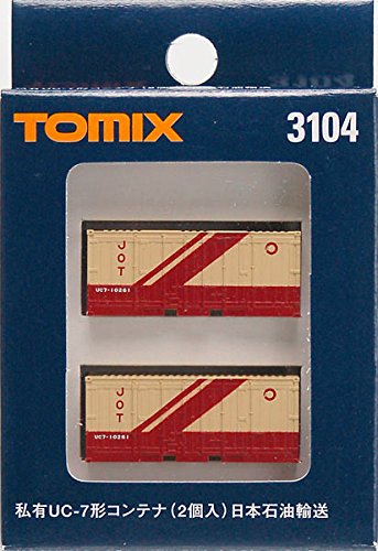 Tomytec Tomix N Gauge UC-7 3104 Model 2 Nippon Oil Transport Containers- Japan Figure Store - #1 Bring To You The Best Japanese Goods
