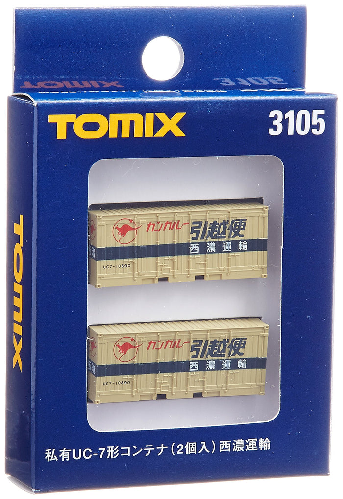 Tomytec Tomix N Gauge UC-7 Seino Transportation Container 3105 Railway Model- Japan Figure Store - #1 Bring To You The Best Japanese Goods