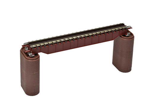 Tomytec Tomix N Gauge Red Upper Girder Bridge S140 with Brick Pier - 3255 Railway Model 2 Pieces- Japan Figure Store - #1 Bring To You The Best Japanese Goods