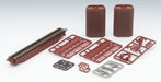 Tomytec Tomix N Gauge Red Upper Girder Bridge S140 with Brick Pier - 3255 Railway Model 2 Pieces- Japan Figure Store - #1 Bring To You The Best Japanese Goods