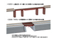 Tomytec Tomix N Gauge Red Upper Girder Bridge S70 Set with Brick Pier 3273 Model- Japan Figure Store - #1 Bring To You The Best Japanese Goods