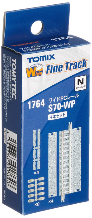 Tomytec Tomix N Gauge Wide PC Rail Model Set of 4 - S70-WP F 1764 Railway Supplies- Japan Figure Store - #1 Bring To You The Best Japanese Goods