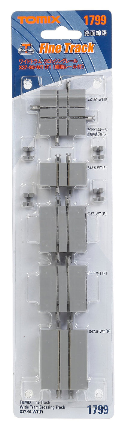 Tomytec Tomix N Gauge Wide Tram Crossing Rail with Auxiliary Rail 1799 Model- Japan Figure Store - #1 Bring To You The Best Japanese Goods