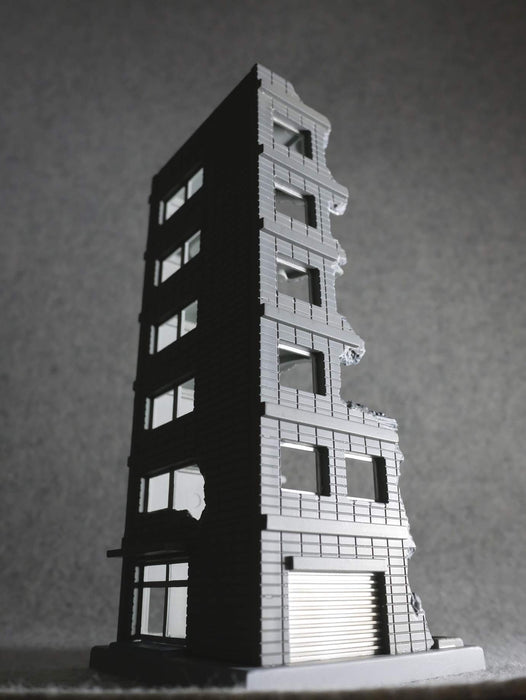 TOMYTEC Dcm02 Diocolle Combat Destroyed Building A 1/144 Scale Kit- Japan Figure Store - #1 Bring To You The Best Japanese Goods