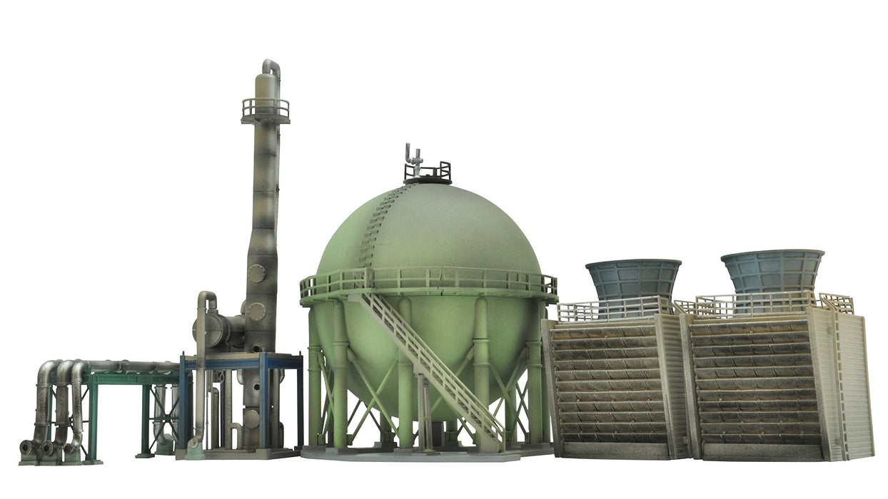 TOMYTEC Dcm08 Diocolle Combat 1/144 War-Damaged Manufacturing Plant A Propane Storage Tank Plastic Model- Japan Figure Store - #1 Bring To You The Best Japanese Goods