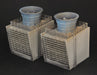 TOMYTEC Dcm10 Diocolle Combat 1/144 War-Damaged Manufacturing Plant C Cooling Tower Plastic Model- Japan Figure Store - #1 Bring To You The Best Japanese Goods