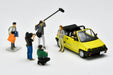 Tomytec Geocolle 64 1/64 TV Crew Abs Resin Dolls with Die-Cast Mini Car Set- Japan Figure Store - #1 Bring To You The Best Japanese Goods