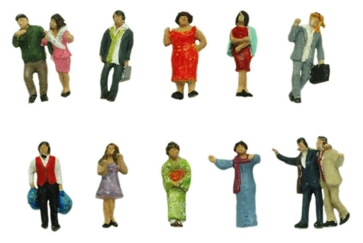 Tomytec Diorama Supplies: Geocolle Scene Collection with 120 People Red Light District Set- Japan Figure Store - #1 Bring To You The Best Japanese Goods