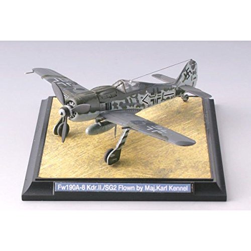 Tomytec 1/144 Focke-Wulf Fw190A-8 Ground Assault Wing II Karl Kennel's Painted Aircraft- Japan Figure Store - #1 Bring To You The Best Japanese Goods