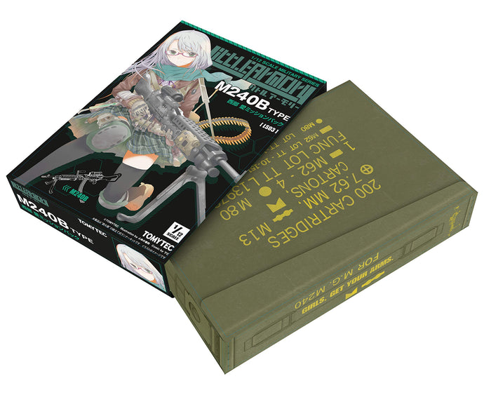 TOMYTEC Ls03 Military Series Little Armory M240 Ai Nishibe Mission Pack 1/12 Scale Kit- Japan Figure Store - #1 Bring To You The Best Japanese Goods