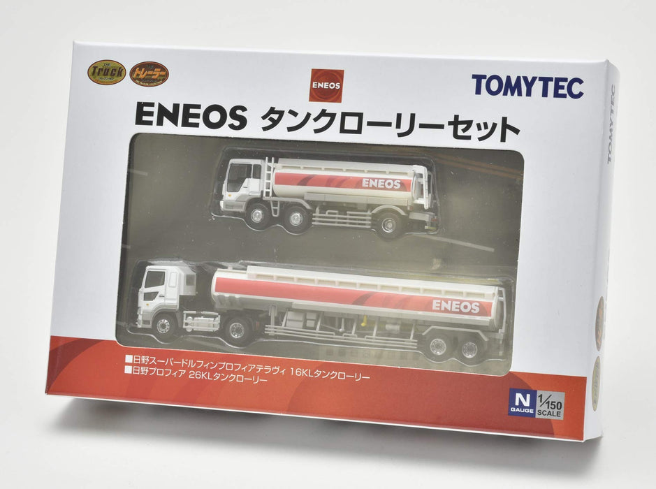 Tomytec Truck Collection - Limited Edition Eneos Tank Truck Set Diorama 313069- Japan Figure Store - #1 Bring To You The Best Japanese Goods