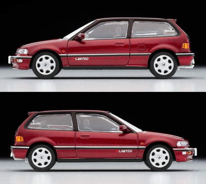 Tomytec Lv-N207b Tomica Limited Vintage 1/64 Honda Civic 25X S-Limited Red Metallic Car Toys- Japan Figure Store - #1 Bring To You The Best Japanese Goods