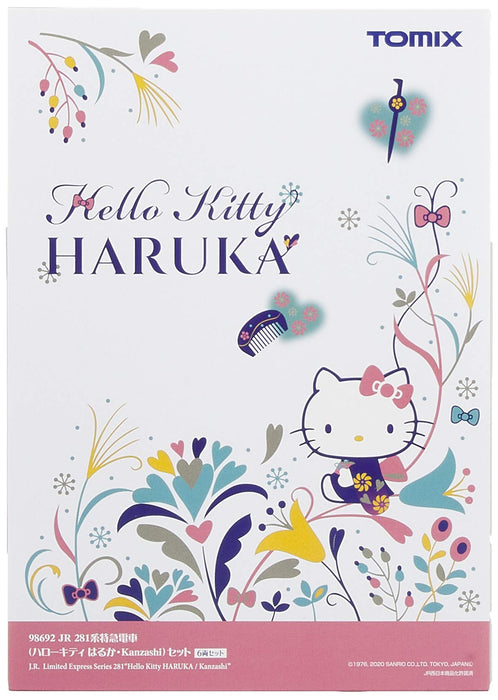 Tomytec 281 Series Hello Kitty 6-Car Model Train Set - N Gauge Tomix Railway- Japan Figure Store - #1 Bring To You The Best Japanese Goods
