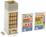 Tomytec Commercial Building B White Tomix N Gauge 4243 Railway Model Supplies- Japan Figure Store - #1 Bring To You The Best Japanese Goods