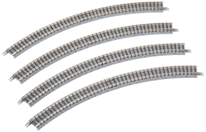 Tomytec Curved Rail C280-45 F Set of 4 - N Gauge 1851 Railway Model- Japan Figure Store - #1 Bring To You The Best Japanese Goods