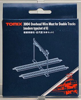 Tomytec Tomix N Gauge Modern Double Track Pillars Set of 6 Railway Model- Japan Figure Store - #1 Bring To You The Best Japanese Goods