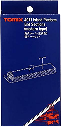 Tomytec Tomix N Gauge Modern Island Platform 4011 Straight Edge Railway Model- Japan Figure Store - #1 Bring To You The Best Japanese Goods