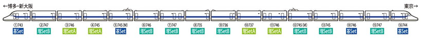 Tomytec Tomix N700S Series 4-Car Extension Set - JR N700 White Model Train- Japan Figure Store - #1 Bring To You The Best Japanese Goods