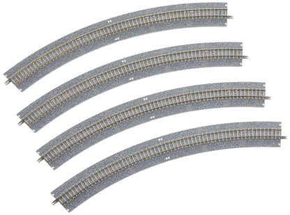 Tomytec Wide Curve Rail C391-45-Wp F Set of 4 N Gauge Railway Model Supplies- Japan Figure Store - #1 Bring To You The Best Japanese Goods