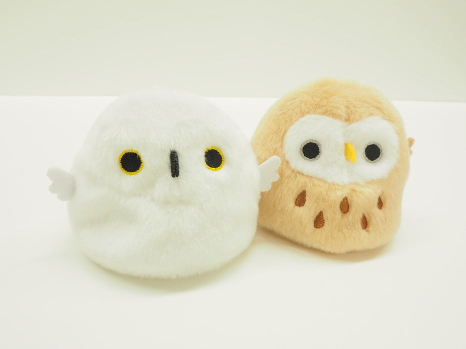 SAN-EI 092151 Tori-Dango Plush Doll Shiro Fukuro White Owl Tjn- Japan Figure Store - #1 Bring To You The Best Japanese Goods