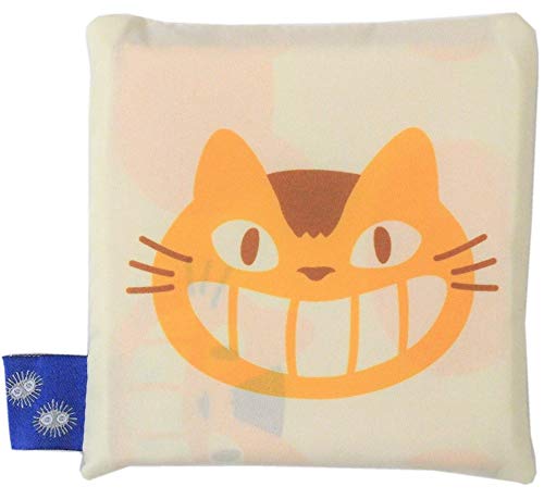 Totoro Marushin Cat Bus Eco Bag w/ Storage Bag Yellow- Japan Figure Store - #1 Bring To You The Best Japanese Goods