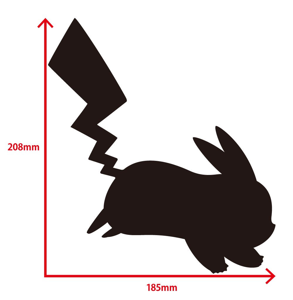 Led Wall Light Pikachu Dash Pokémon- Japan Figure Store - #1 Bring To You The Best Japanese Goods