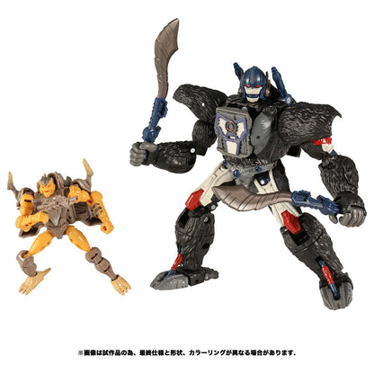 Takara Tomy Transformers War For Cybertron Wfc-19 Optimus Primal Japan W/ Rat Trap- Japan Figure Store - #1 Bring To You The Best Japanese Goods