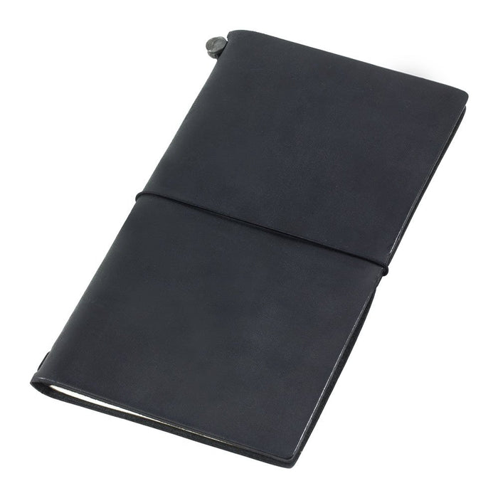 MIDORI Traveler’S Notebook Starter Kit Black Regular Size - Japan Figure Store - #1 Bring To You The Best Japanese Goods
