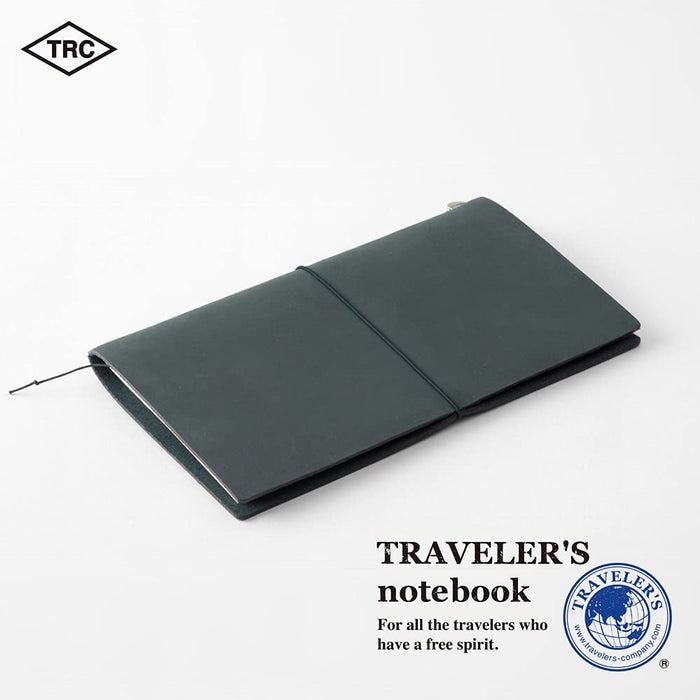 MIDORI Traveler’S Notebook Starter Kit Blue Regular Size - Japan Figure Store - #1 Bring To You The Best Japanese Goods