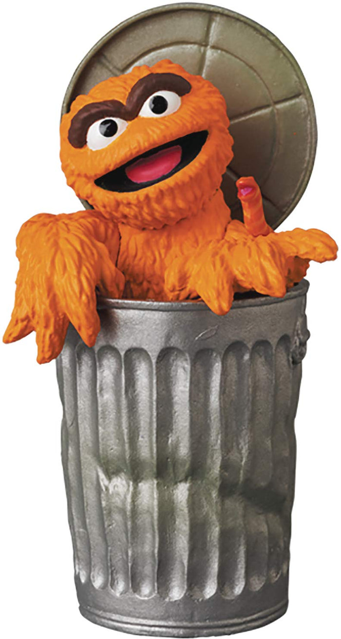 MEDICOM Udf Sesame Street Series 2 Oscar The Grouch The Original Orange Fur Ver. Figure- Japan Figure Store - #1 Bring To You The Best Japanese Goods