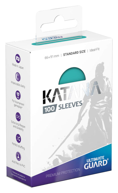 Ultimate Guard Katana Sleeves Standard Size Turquoise X 100 Set- Japan Figure Store - #1 Bring To You The Best Japanese Goods