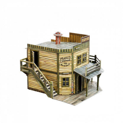 UMBUM Paper Craft Kit Barber 1/56 Scale- Japan Figure Store - #1 Bring To You The Best Japanese Goods