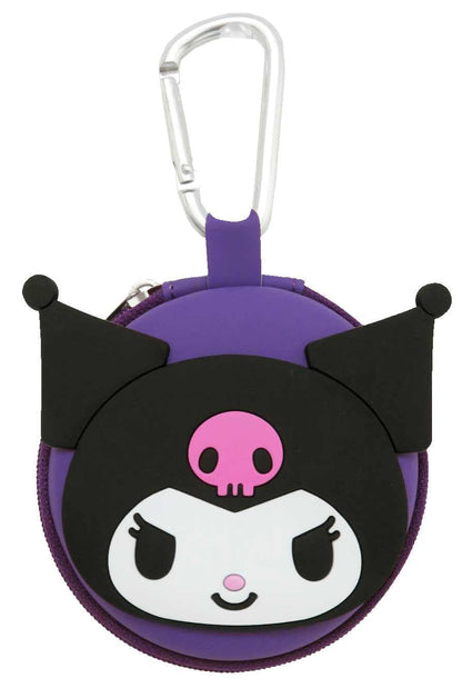 Unique Japan Round Accessory Case Sr-0065Kr Kuromi- Japan Figure Store - #1 Bring To You The Best Japanese Goods