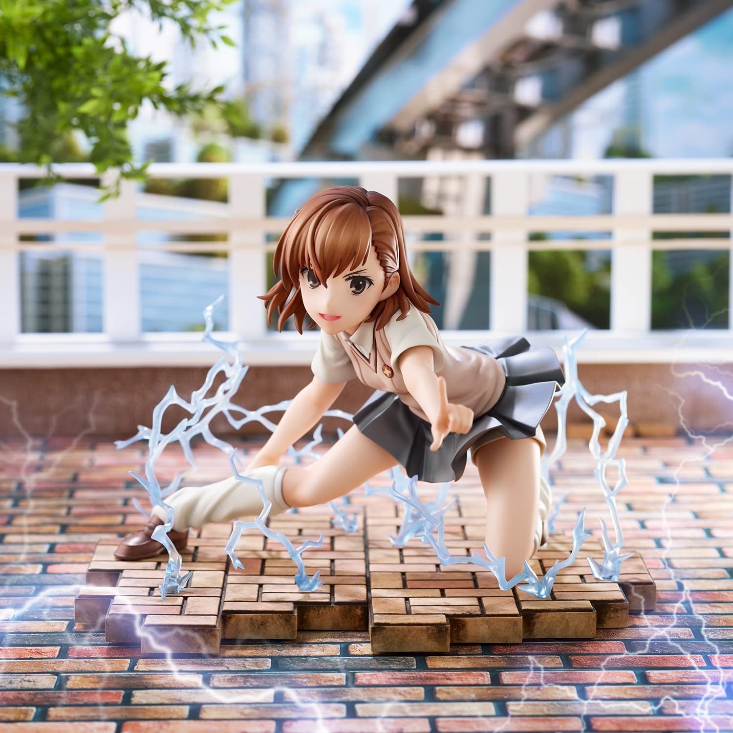 Union Creative A Certain Scientific Railgun T Mikoto Misaka Non-Scale Pvc Abs Painted Complete Figure- Japan Figure Store - #1 Bring To You The Best Japanese Goods