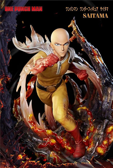 Unique Art Studio One Punch Man Wonder Figure Saitama Height Approx 550Mm Polystone Pre-Painted Complete Figure- Japan Figure Store - #1 Bring To You The Best Japanese Goods