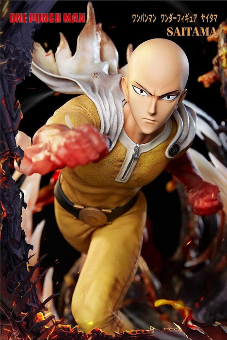 Unique Art Studio One Punch Man Wonder Figure Saitama Height Approx 550Mm Polystone Pre-Painted Complete Figure- Japan Figure Store - #1 Bring To You The Best Japanese Goods