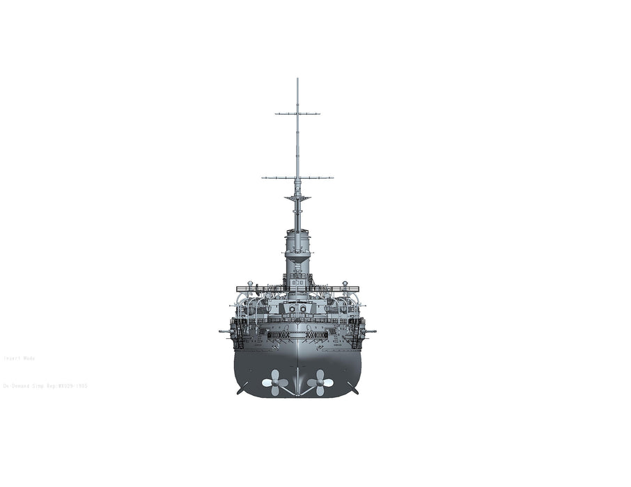Wave 1/200 Battleship Mikasa Total Length Approx. 66Cm Plastic Model Bb001- Japan Figure Store - #1 Bring To You The Best Japanese Goods